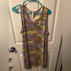 NWT Purple Camo Sundress Honey Me Size Large